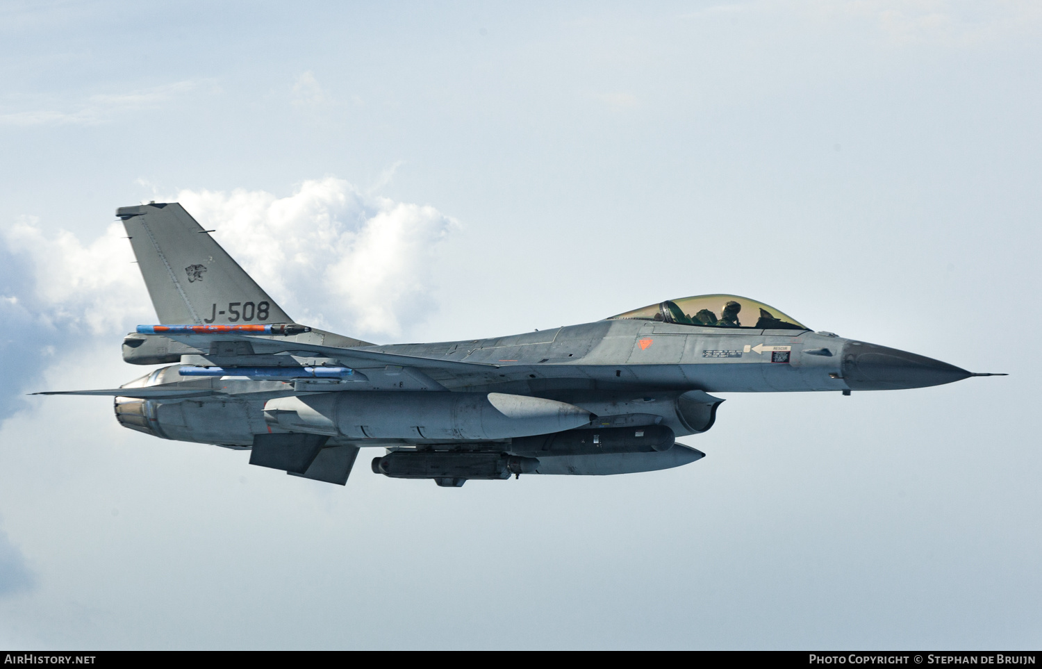 Aircraft Photo of J-508 | General Dynamics F-16A Fighting Falcon | Netherlands - Air Force | AirHistory.net #282853
