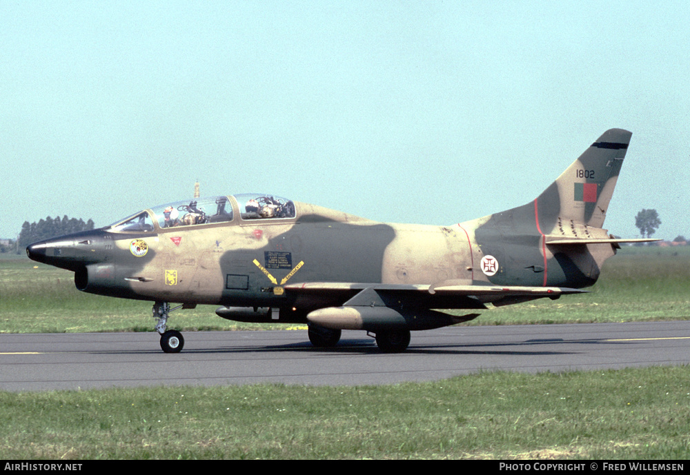 Aircraft Photo of 1802 | Fiat G-91T/3 | Portugal - Air Force | AirHistory.net #282865