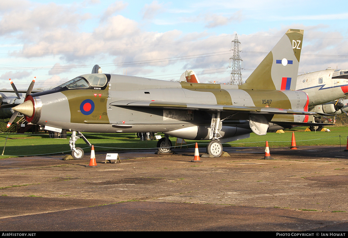 Aircraft Photo of XS417 | English Electric Lightning T5 | UK - Air Force | AirHistory.net #282880