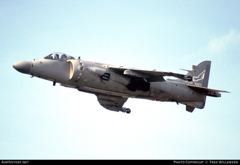 Aircraft Photo of ZH800 | British Aerospace Sea Harrier FA2 | UK - Navy | AirHistory.net #282885