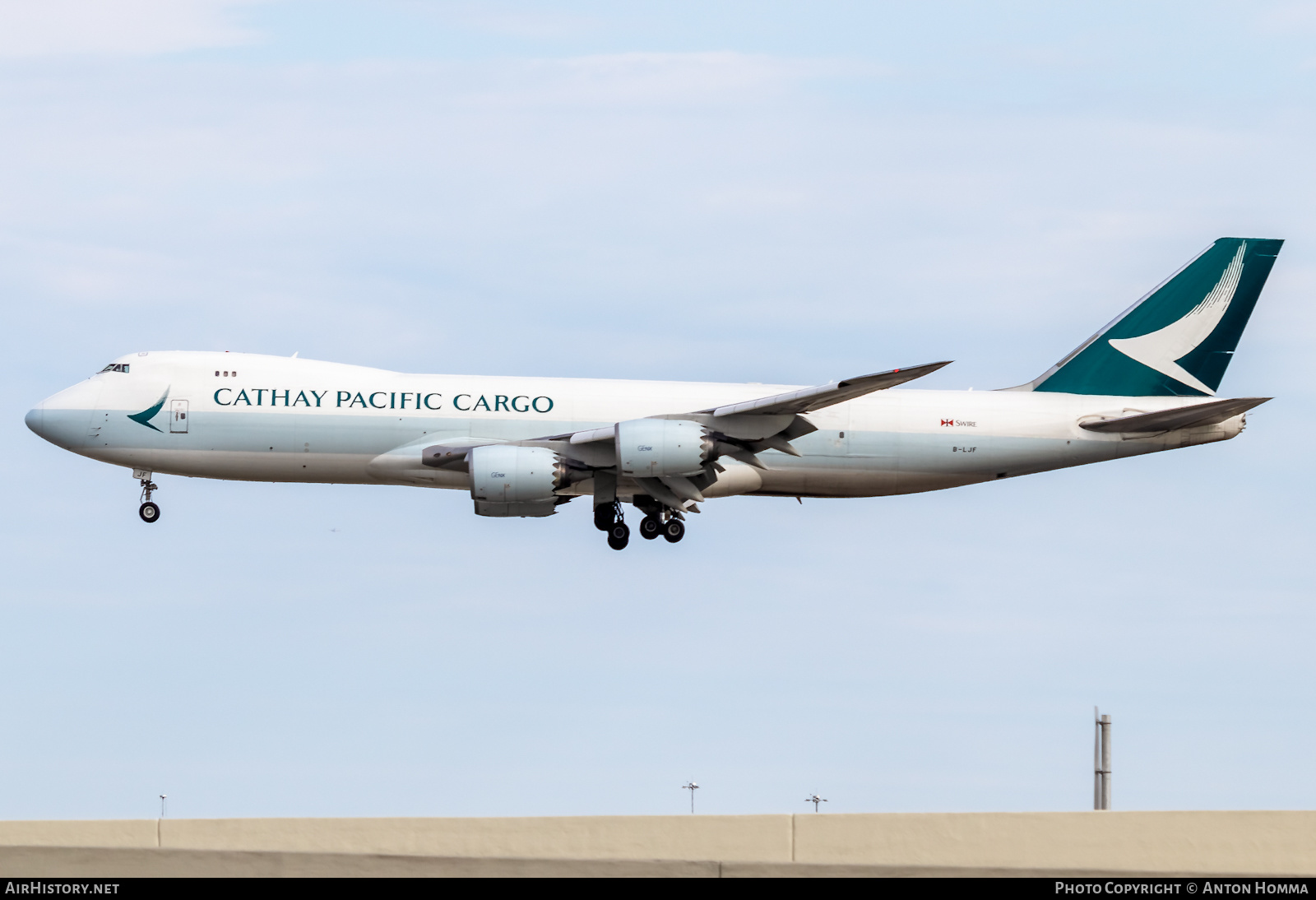 Aircraft Photo of B-LJF | Boeing 747-867F/SCD | Cathay Pacific Airways Cargo | AirHistory.net #282902