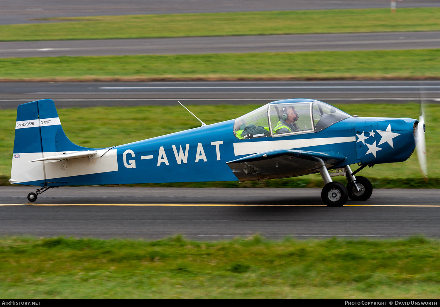 Aircraft Photo of G-AWAT | Rollason Druine D.62B Condor | AirHistory.net #282920