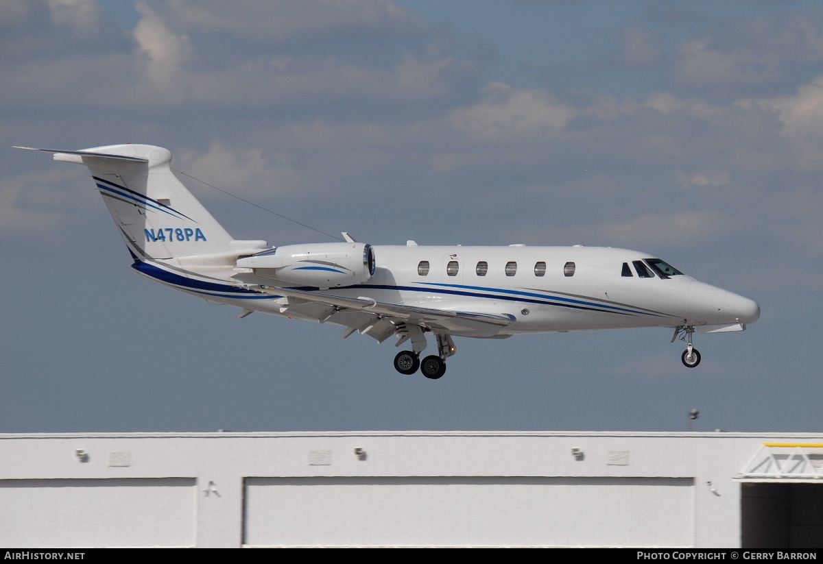 Aircraft Photo of N478PA | Cessna 650 Citation VII | AirHistory.net #282923