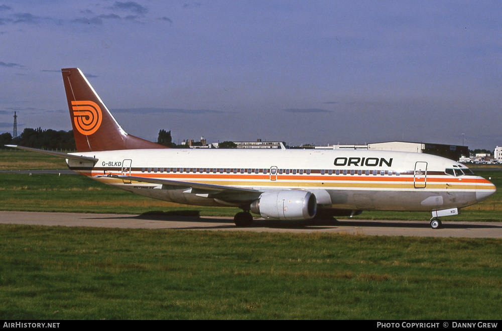 Aircraft Photo of G-BLKD | Boeing 737-3T5 | Orion Airways | AirHistory.net #282924