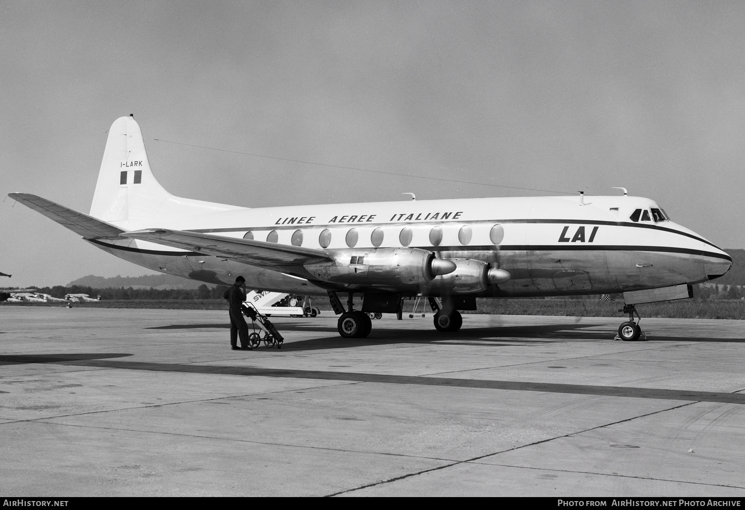 Aircraft Photo of I-LARK | Vickers 785D Viscount | LAI - Linee Aeree Italiane | AirHistory.net #282966
