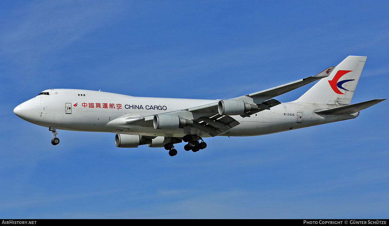 Aircraft Photo of B-2426 | Boeing 747-40BF/ER/SCD | China Cargo Airlines | AirHistory.net #282990