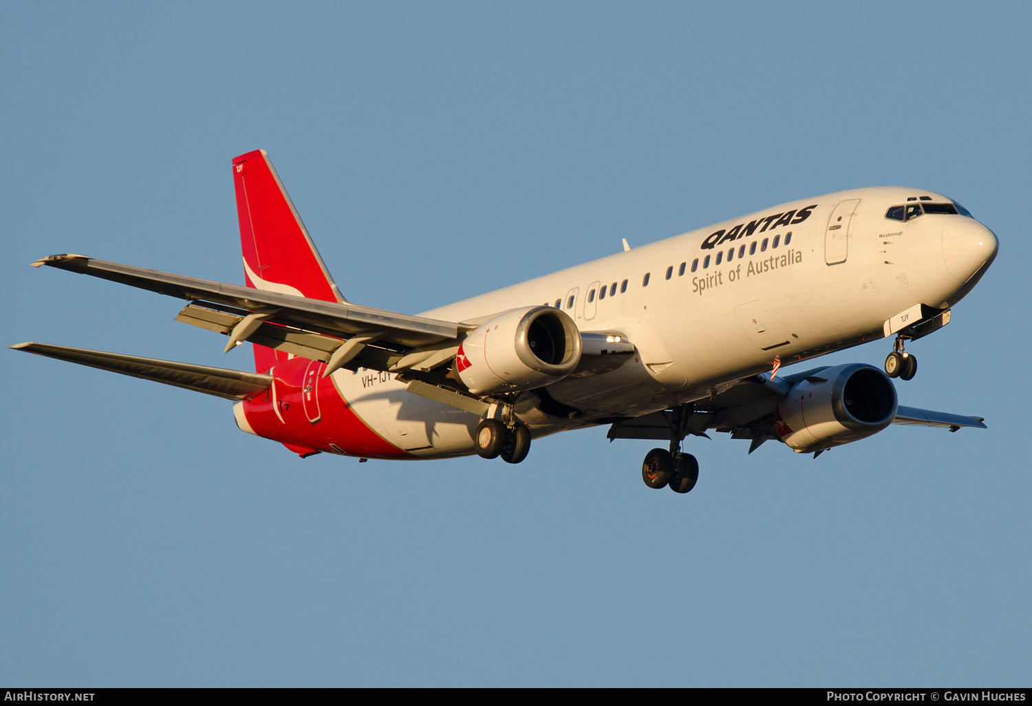 Aircraft Photo of VH-TJY | Boeing 737-476 | Qantas | AirHistory.net #282993