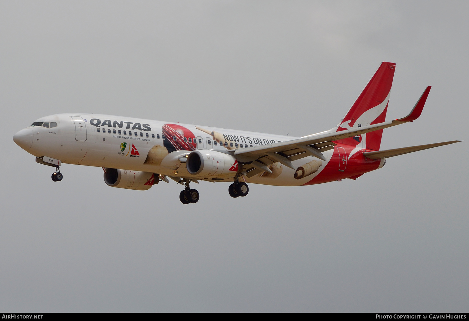 Aircraft Photo of VH-VXA | Boeing 737-838 | Qantas | AirHistory.net #282994