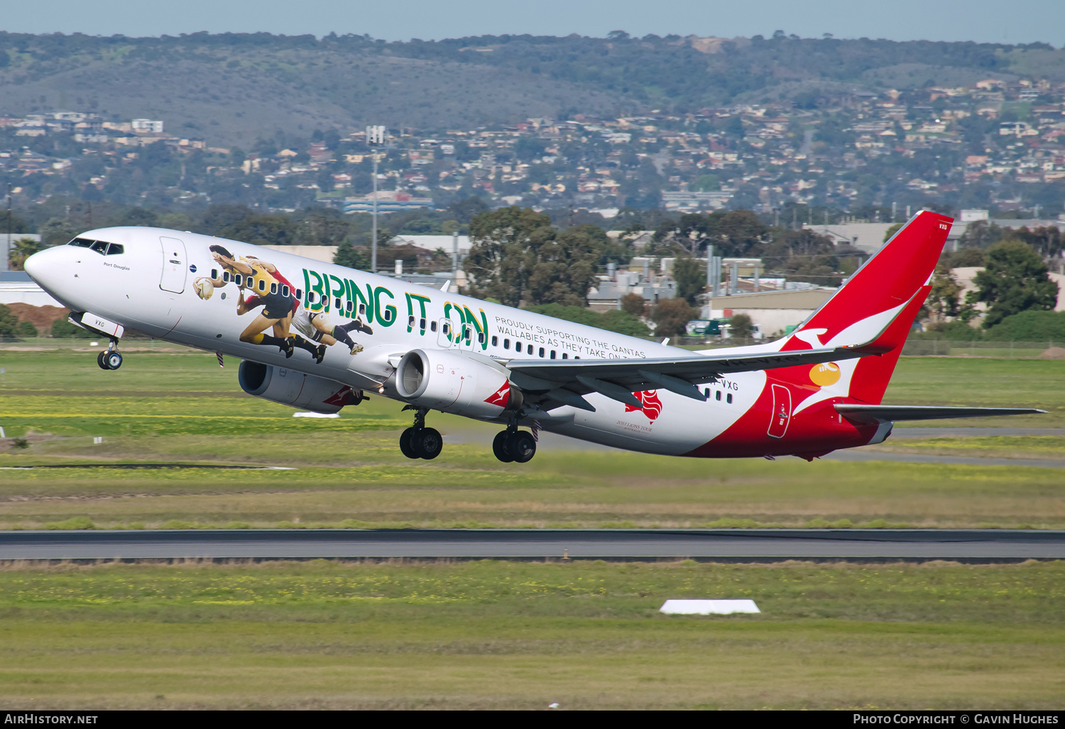 Aircraft Photo of VH-VXG | Boeing 737-838 | Qantas | AirHistory.net #283007