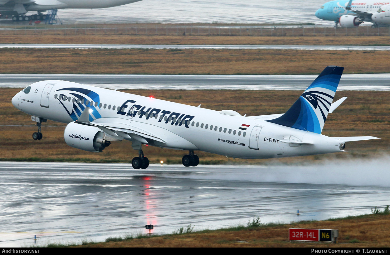 Aircraft Photo of C-FOVX | Airbus A220-371 (BD-500-1A11) | EgyptAir | AirHistory.net #283008