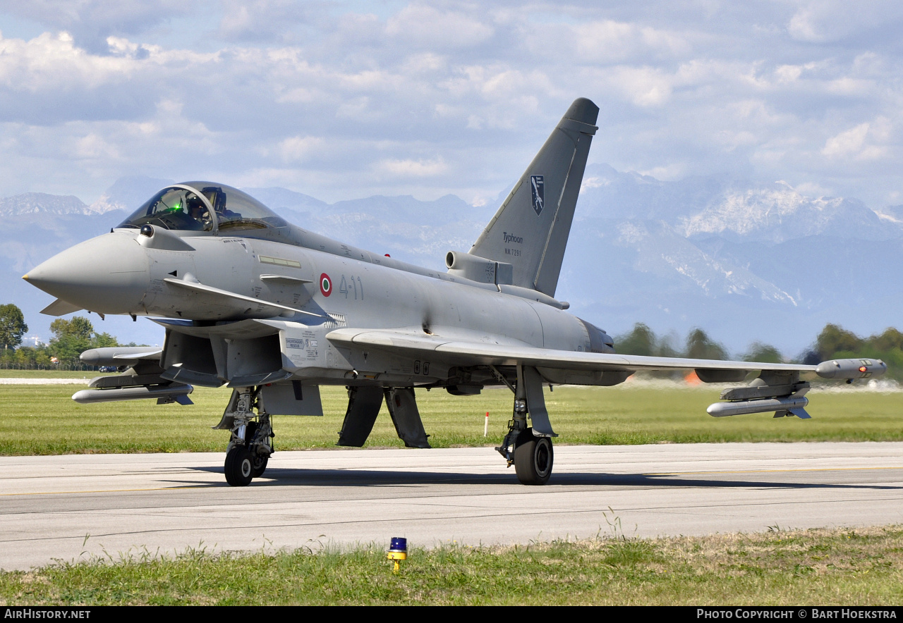 Aircraft Photo of MM7291 | Eurofighter F-2000A Typhoon | Italy - Air Force | AirHistory.net #283009