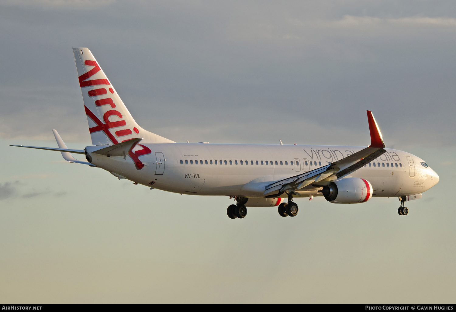 Aircraft Photo of VH-YIL | Boeing 737-8FE | Virgin Australia Airlines | AirHistory.net #283010