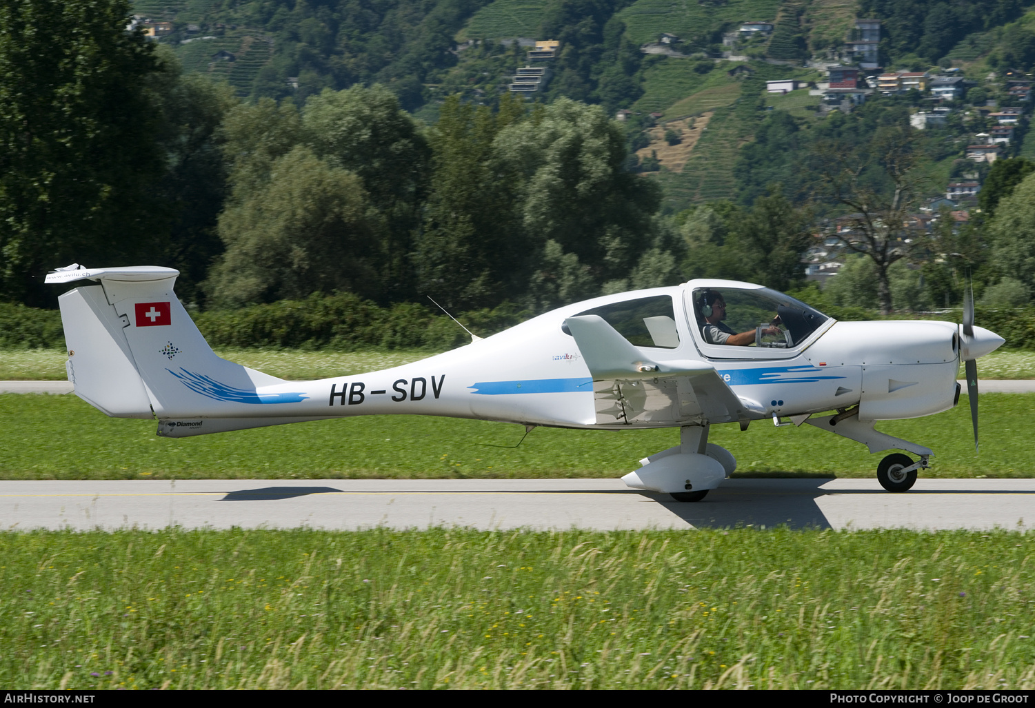 Aircraft Photo of HB-SDV | Diamond DA40D Diamond Star TDI | Avilù | AirHistory.net #283039