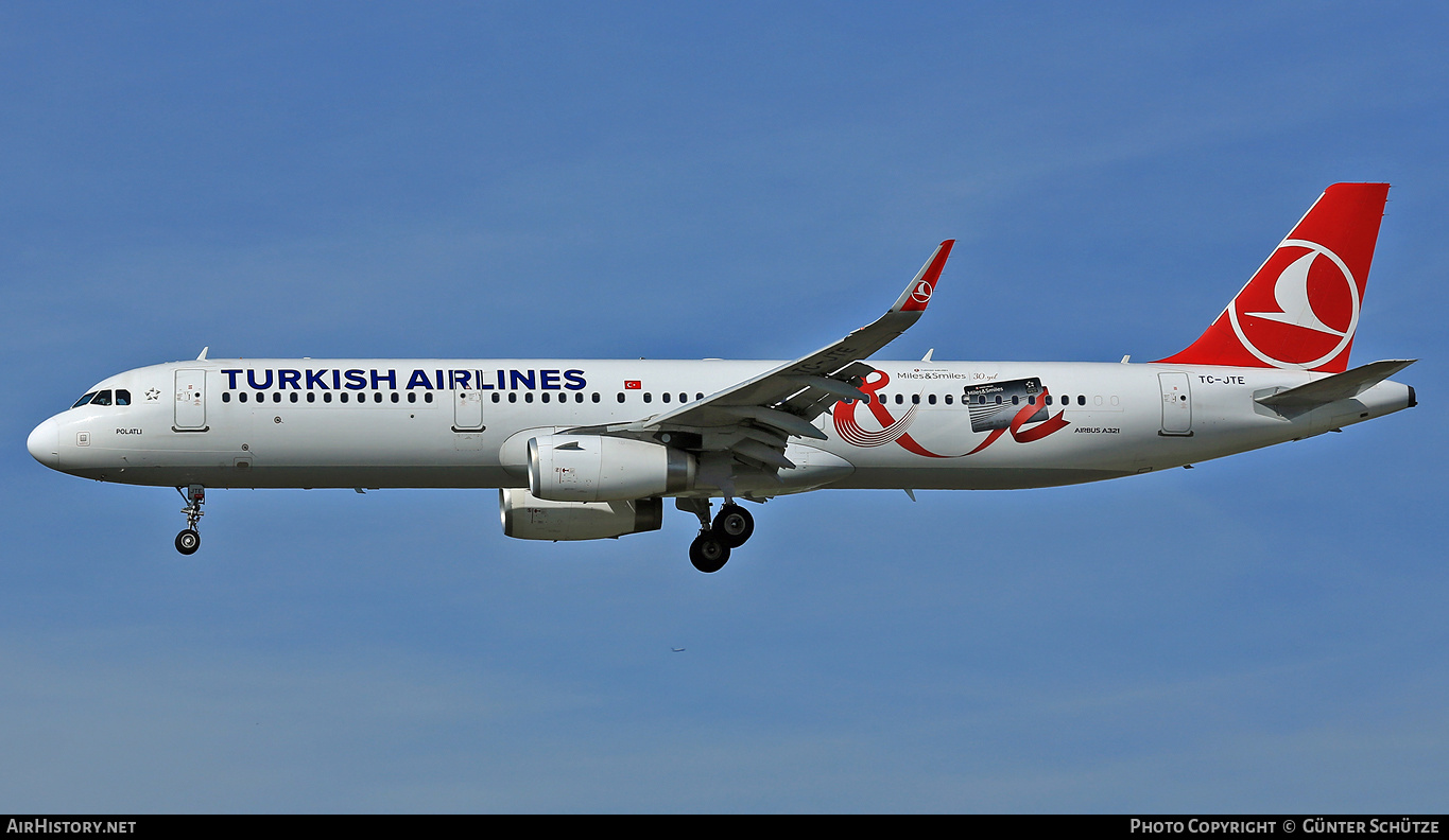 Aircraft Photo of TC-JTE | Airbus A321-231 | Turkish Airlines | AirHistory.net #283060