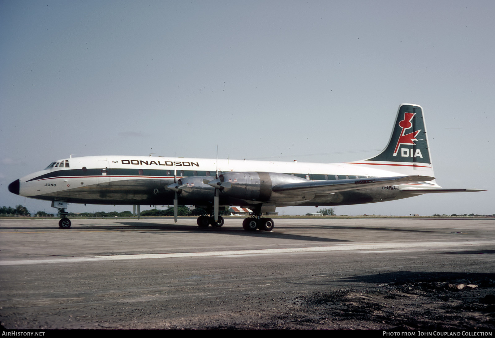 Aircraft Photo of G-APNA | Bristol 175 Britannia 317 | Donaldson International Airways | AirHistory.net #283073