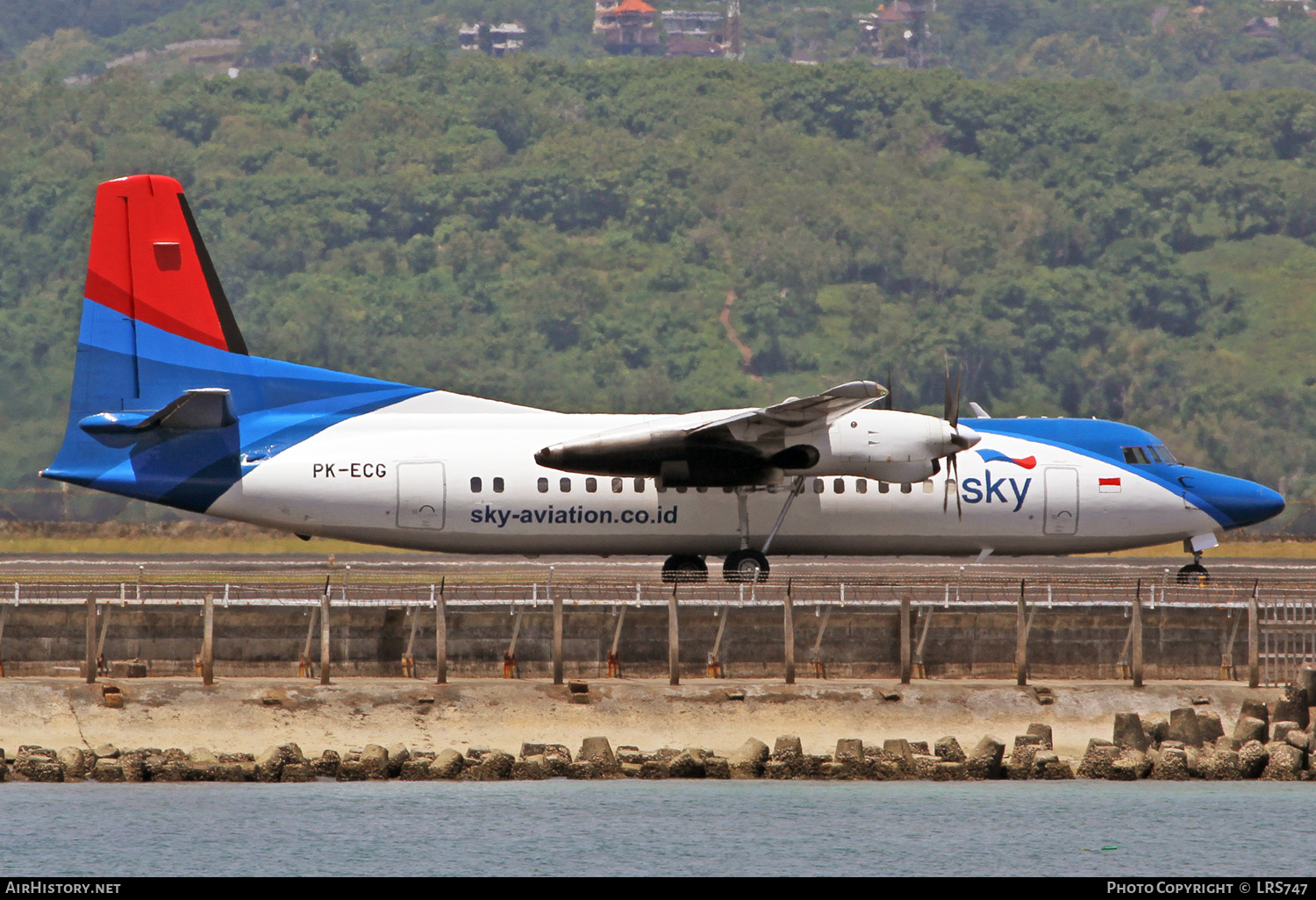 Aircraft Photo of PK-ECG | Fokker 50 | Sky Aviation | AirHistory.net #283093