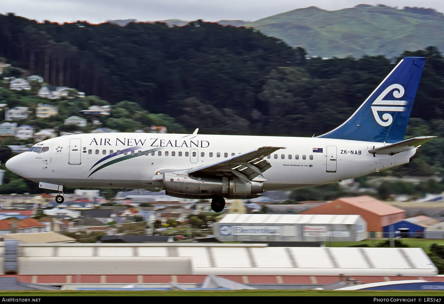 Aircraft Photo of ZK-NAB | Boeing 737-204/Adv | Air New Zealand | AirHistory.net #283100