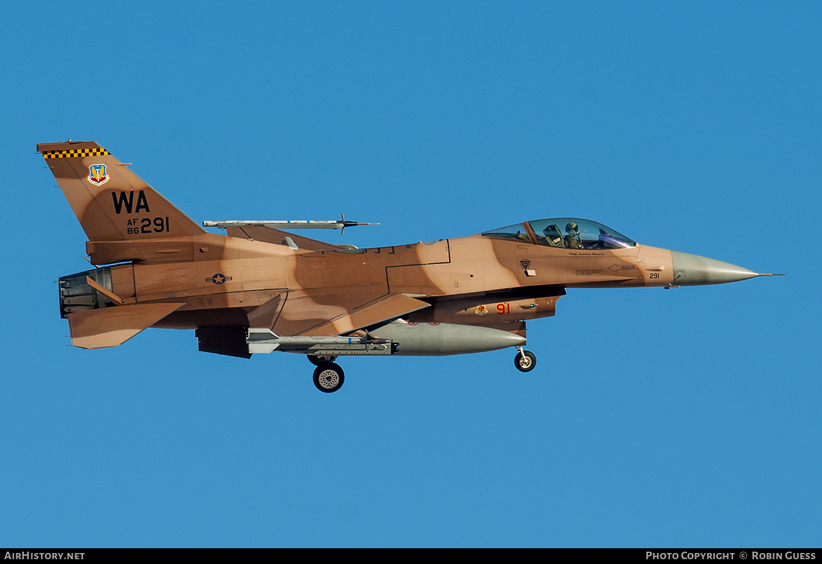 Aircraft Photo of 86-0291 / AF86-291 | General Dynamics F-16C Fighting Falcon | USA - Air Force | AirHistory.net #283155