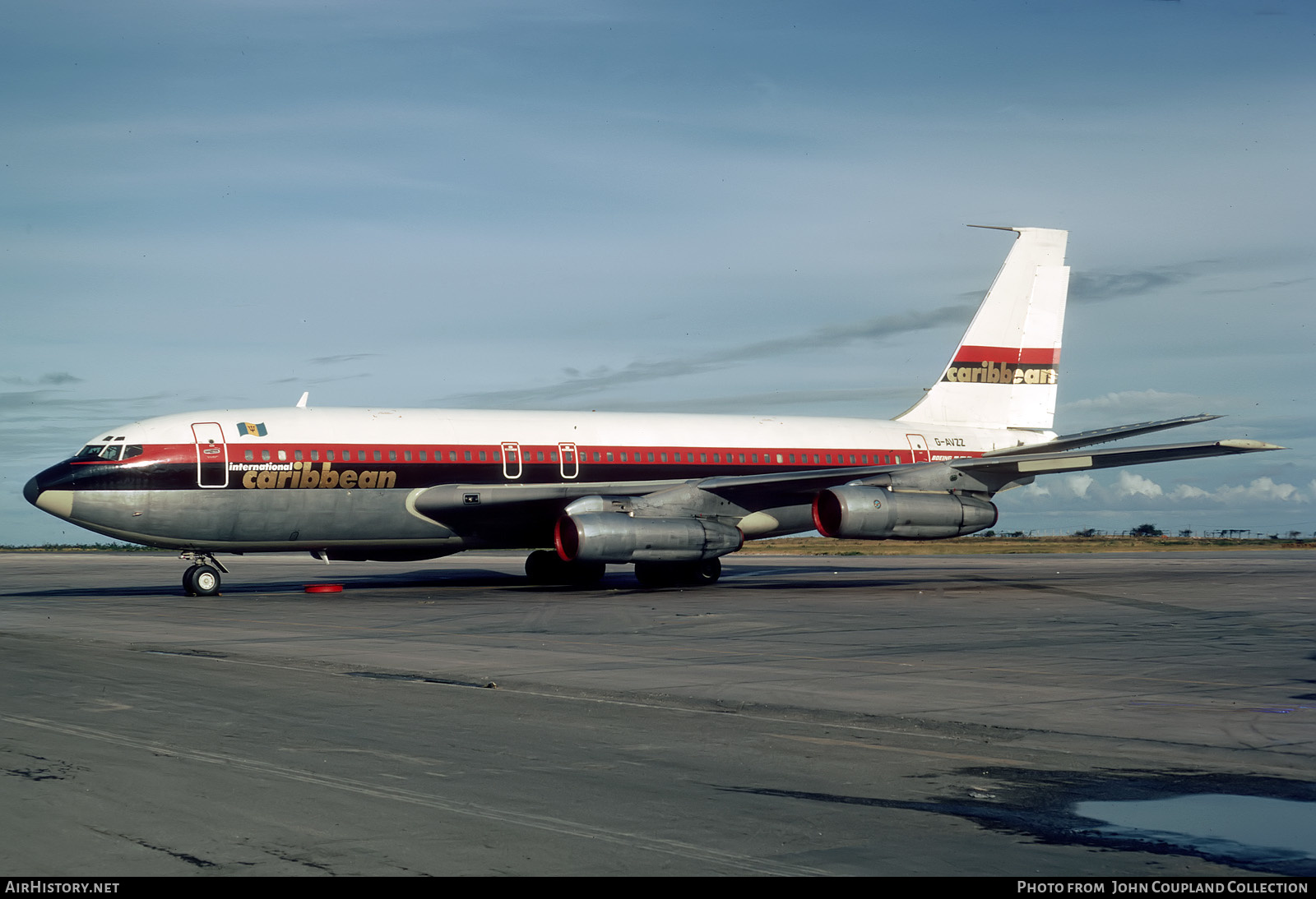 Aircraft Photo of G-AVZZ | Boeing 707-138B | International Caribbean Airways | AirHistory.net #283172