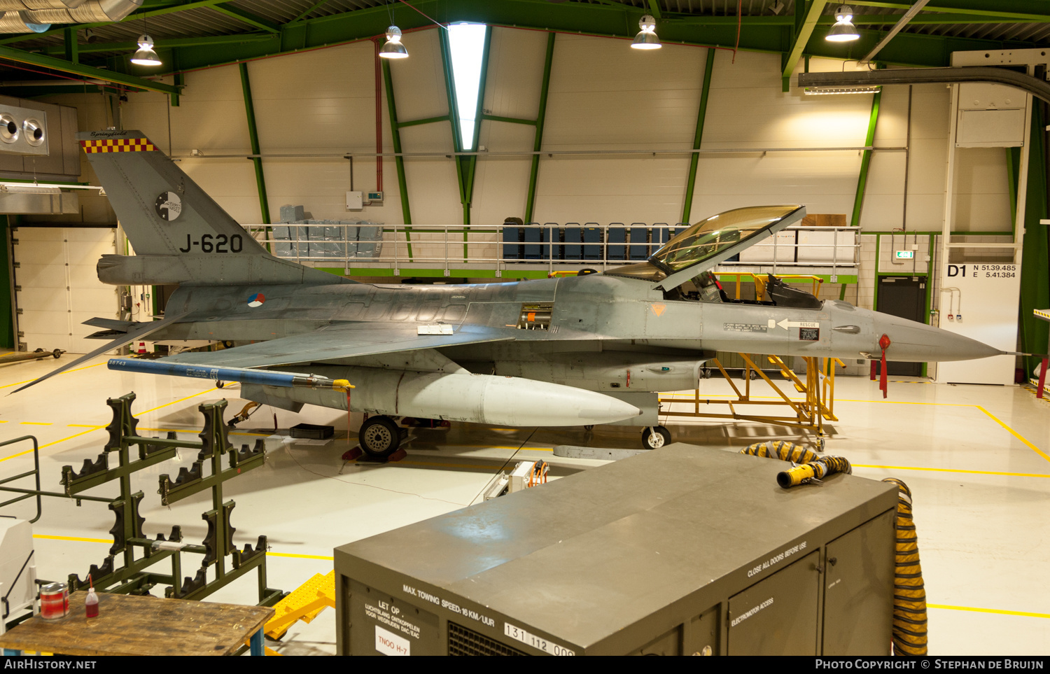 Aircraft Photo of J-620 | General Dynamics F-16A Fighting Falcon | Netherlands - Air Force | AirHistory.net #283174