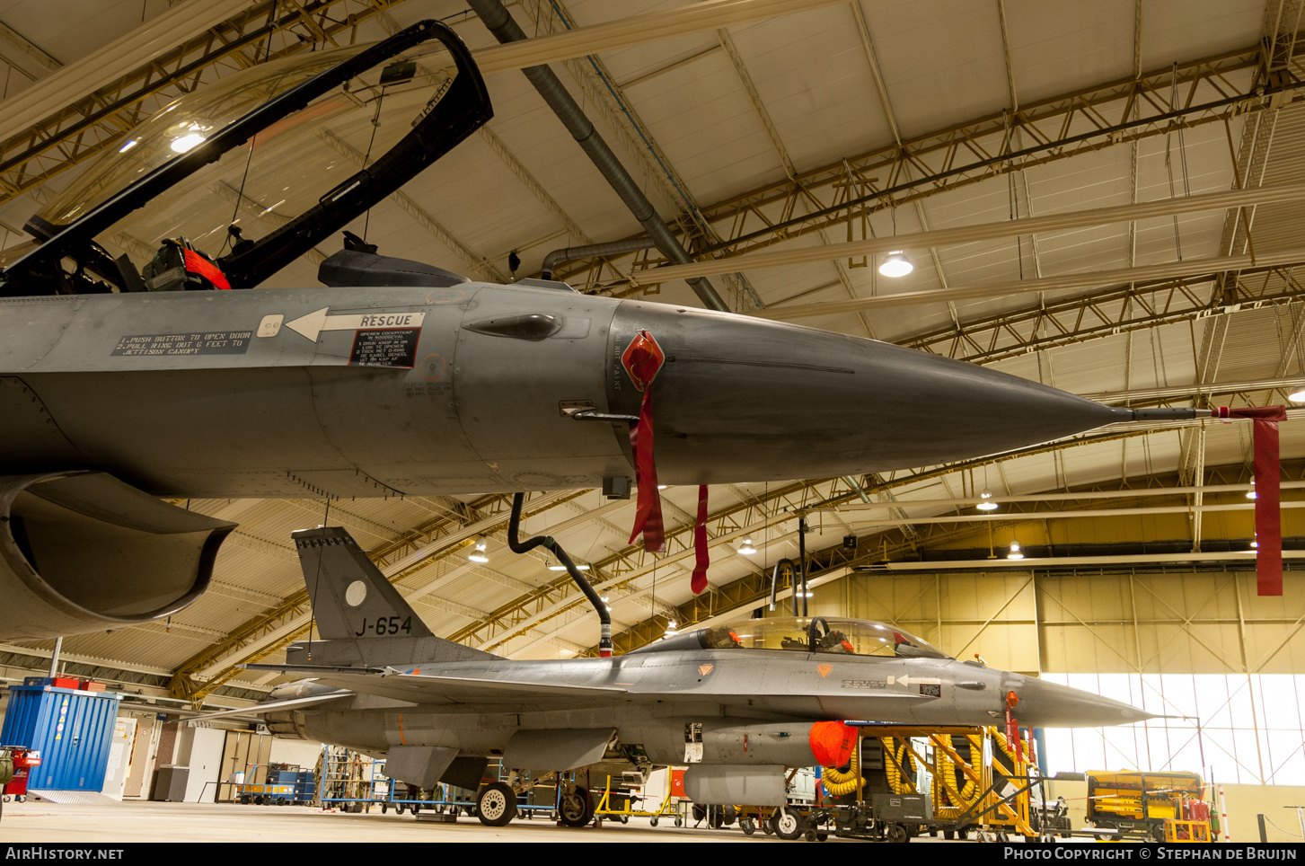 Aircraft Photo of J-654 | General Dynamics F-16B Fighting Falcon | Netherlands - Air Force | AirHistory.net #283225
