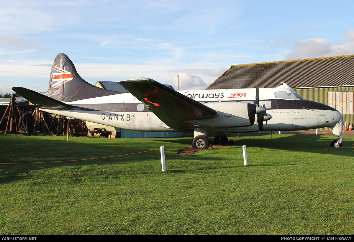 Aircraft Photo of G-ANXB | De Havilland D.H. 114 Heron 1B | BEA Scottish Airways - British European Airways | AirHistory.net #283231