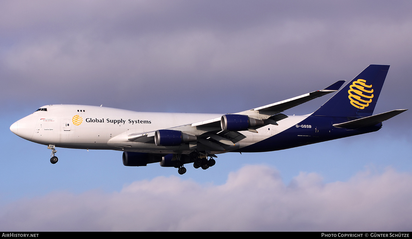 Aircraft Photo of G-GSSB | Boeing 747-47UF/SCD | Global Supply Systems | AirHistory.net #283249