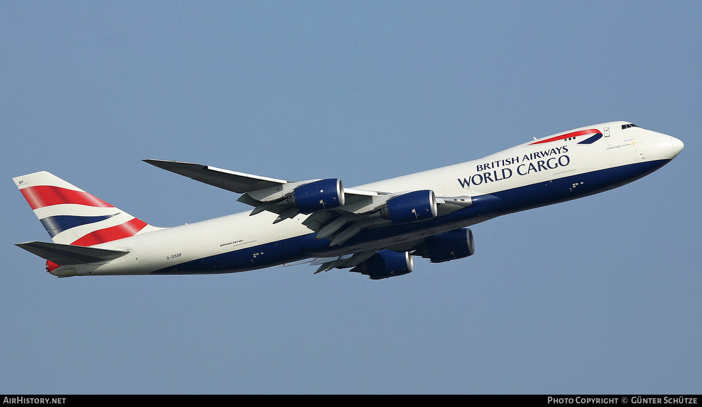 Aircraft Photo of G-GSSF | Boeing 747-87UF/SCD | British Airways World Cargo | AirHistory.net #283251