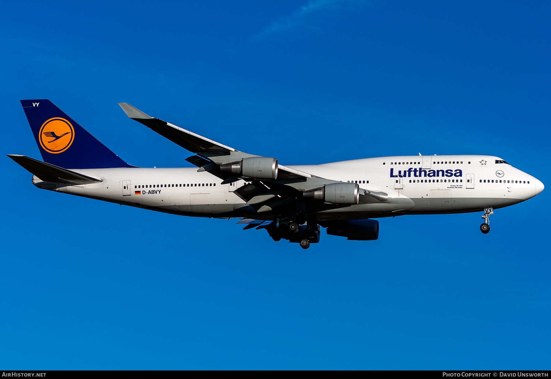 Aircraft Photo of D-ABVY | Boeing 747-430 | Lufthansa | AirHistory.net #283271