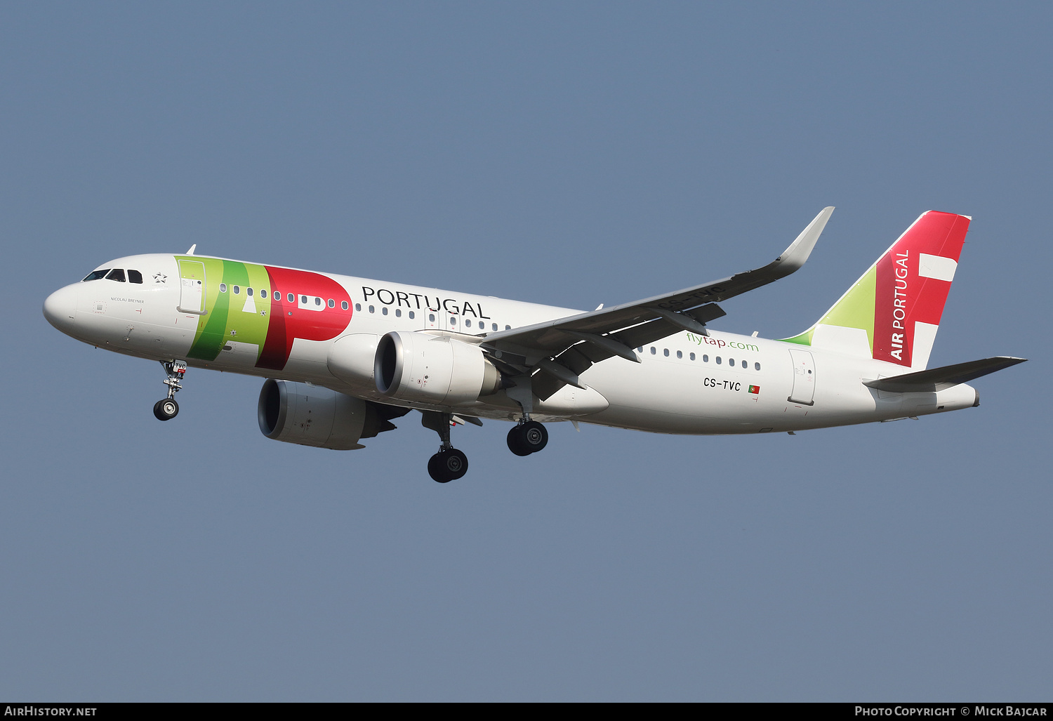 Aircraft Photo of CS-TVC | Airbus A320-251N | TAP Portugal | AirHistory.net #283276