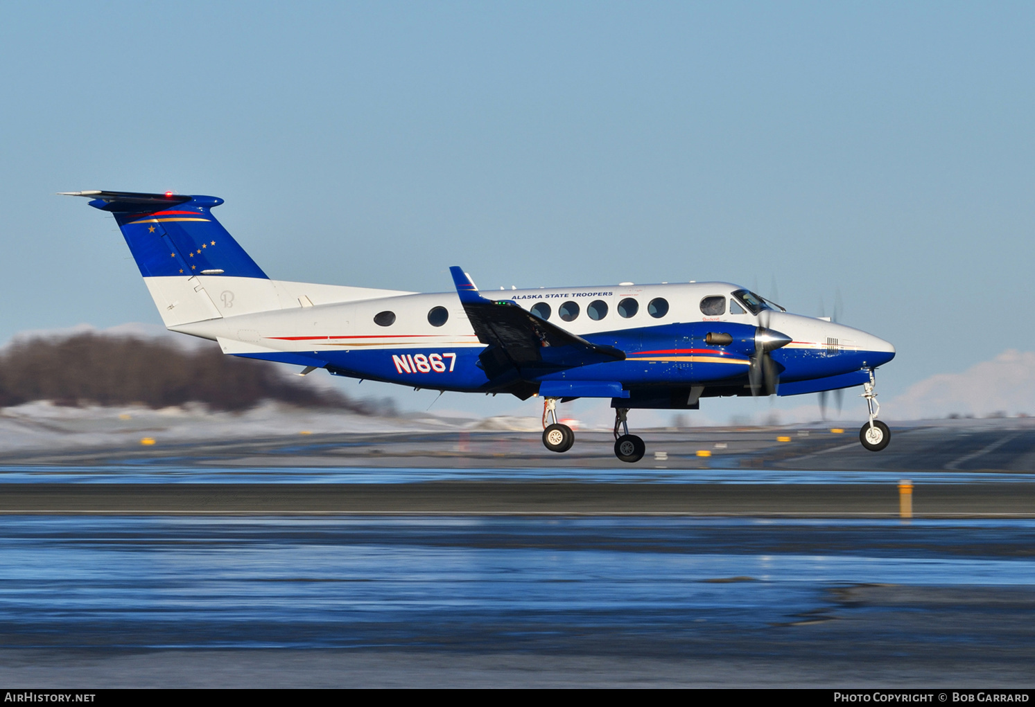 Aircraft Photo of N1867 | Hawker Beechcraft 350i King Air (B300) | Alaska State Troopers | AirHistory.net #283294