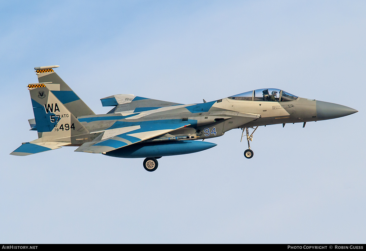 Aircraft Photo of 78-0494 | McDonnell Douglas F-15C Eagle | USA - Air Force | AirHistory.net #283341