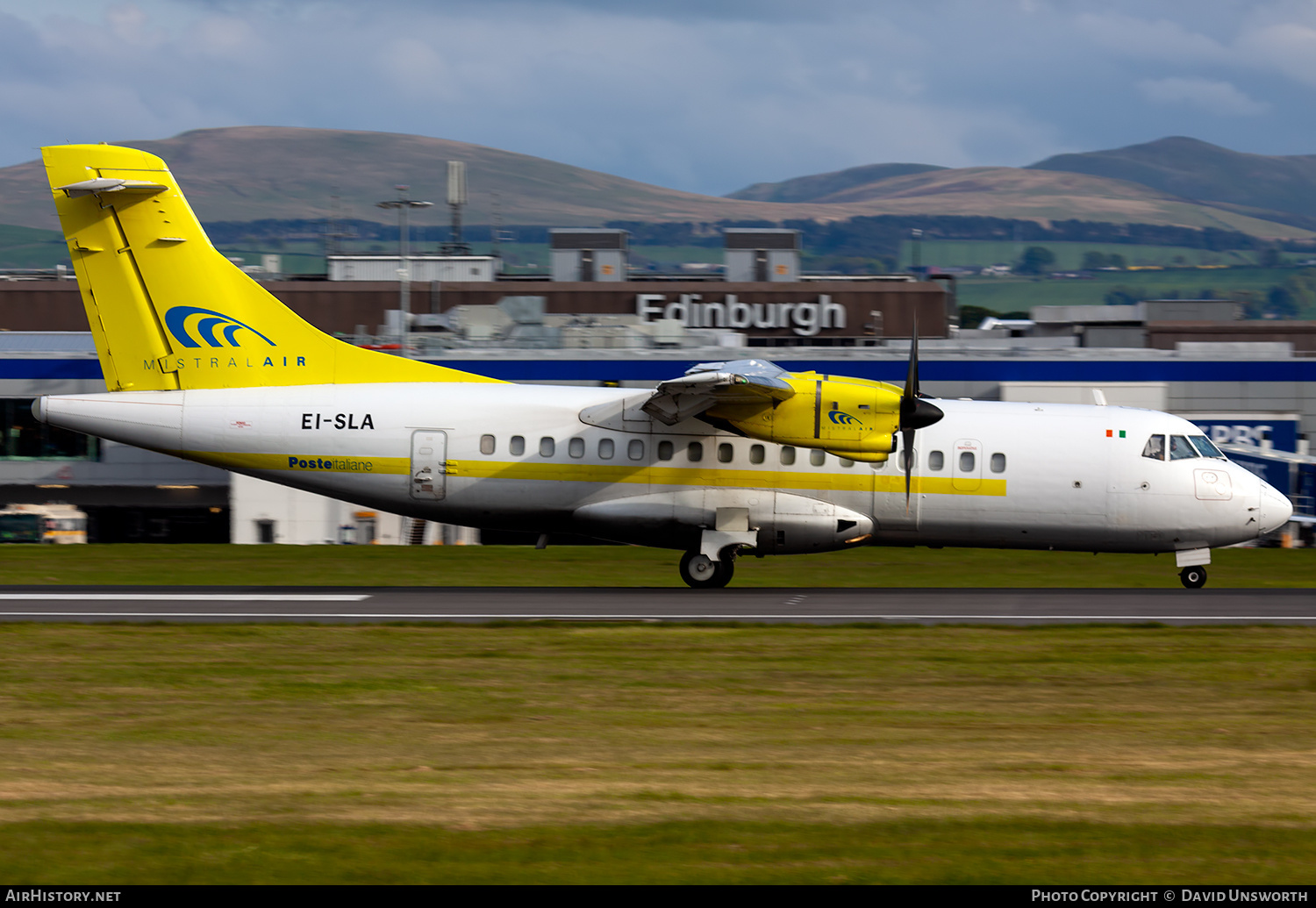 Aircraft Photo of EI-SLA | ATR ATR-42-300 | Poste Italiane | AirHistory.net #283345