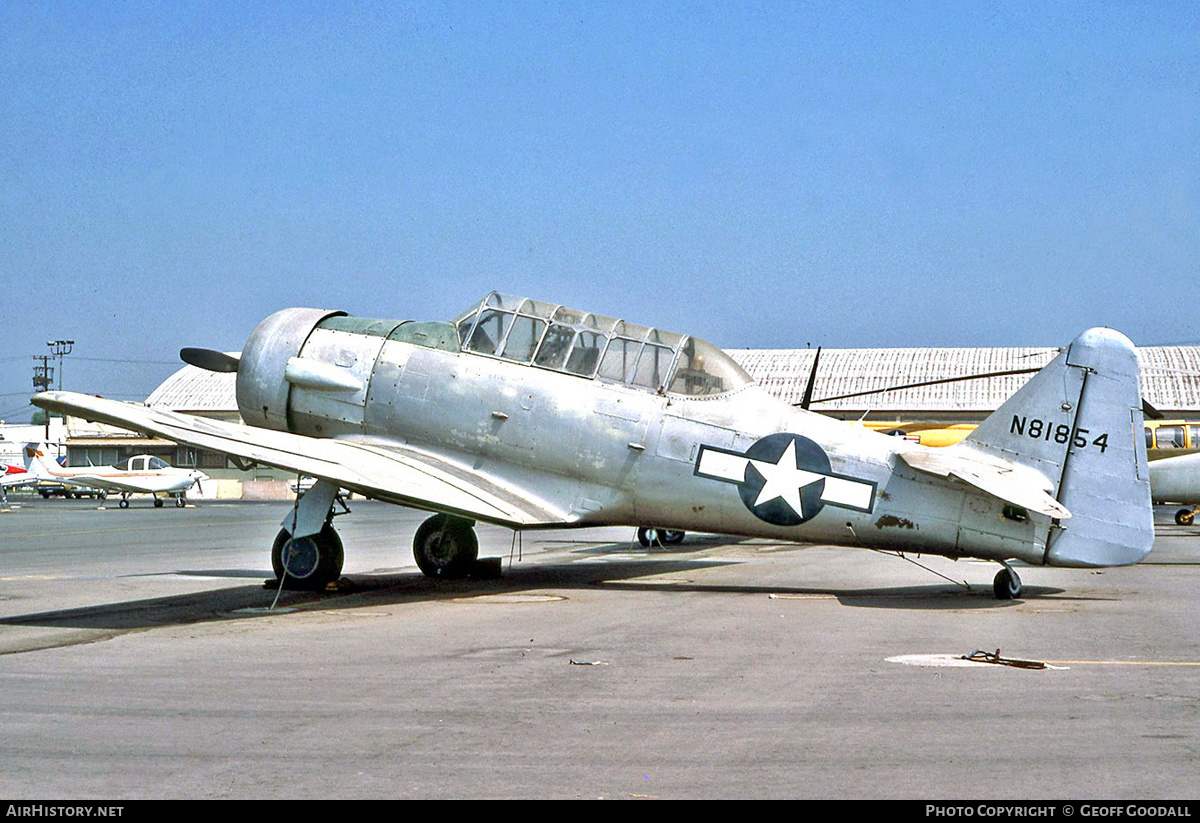 Aircraft Photo of N81854 | North American AT-6F Texan | USA - Air Force | AirHistory.net #283372