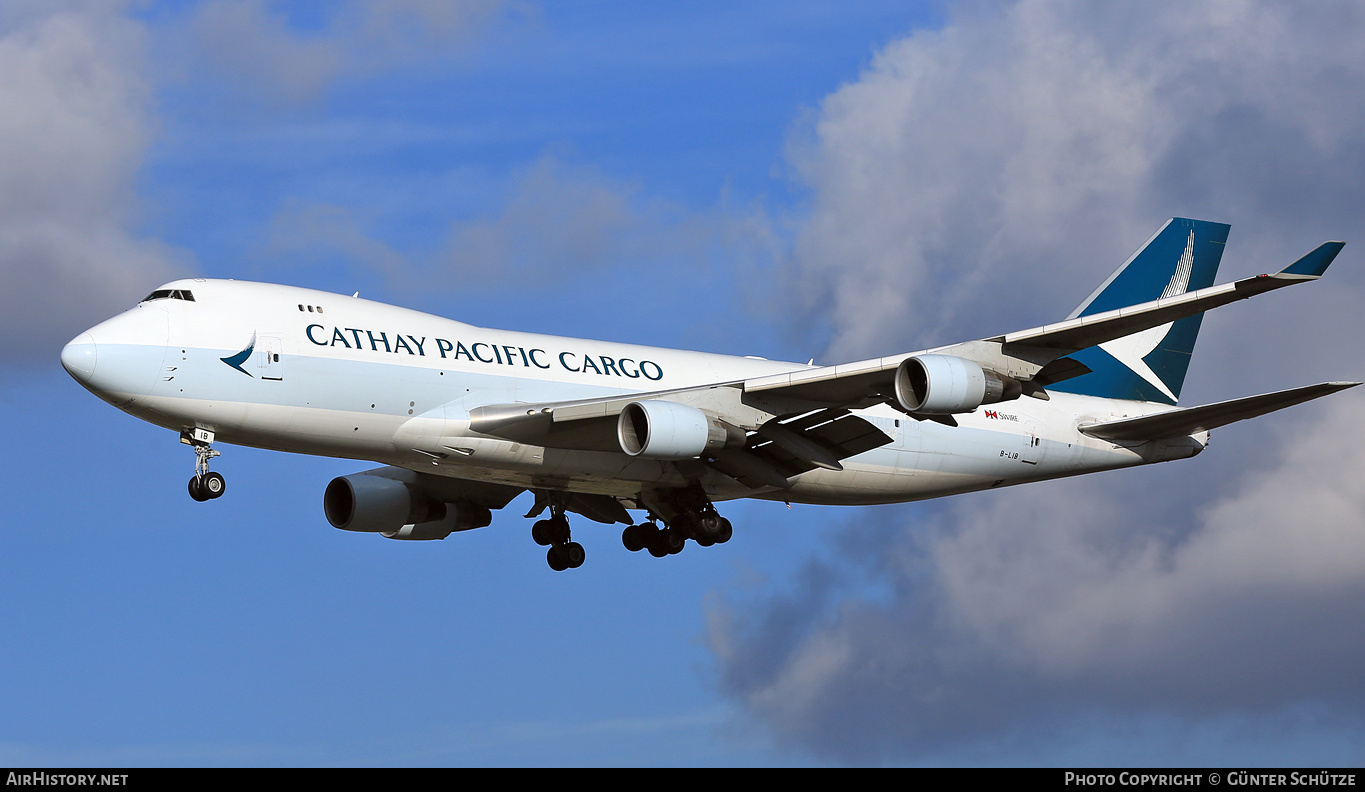 Aircraft Photo of B-LIB | Boeing 747-467F/ER/SCD | Cathay Pacific Airways Cargo | AirHistory.net #283376
