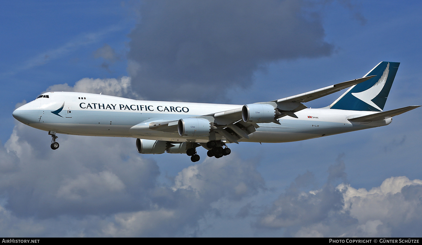 Aircraft Photo of B-LJE | Boeing 747-867F/SCD | Cathay Pacific Airways Cargo | AirHistory.net #283377