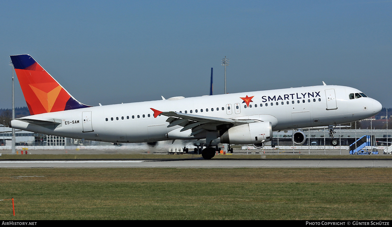 Aircraft Photo of ES-SAM | Airbus A320-232 | SmartLynx Airlines | AirHistory.net #283388