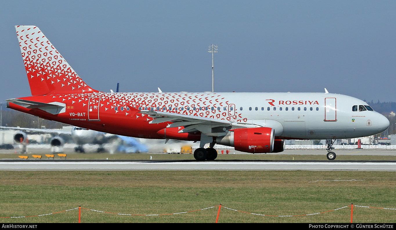 Aircraft Photo of VQ-BAT | Airbus A319-111 | Rossiya - Russian Airlines | AirHistory.net #283389