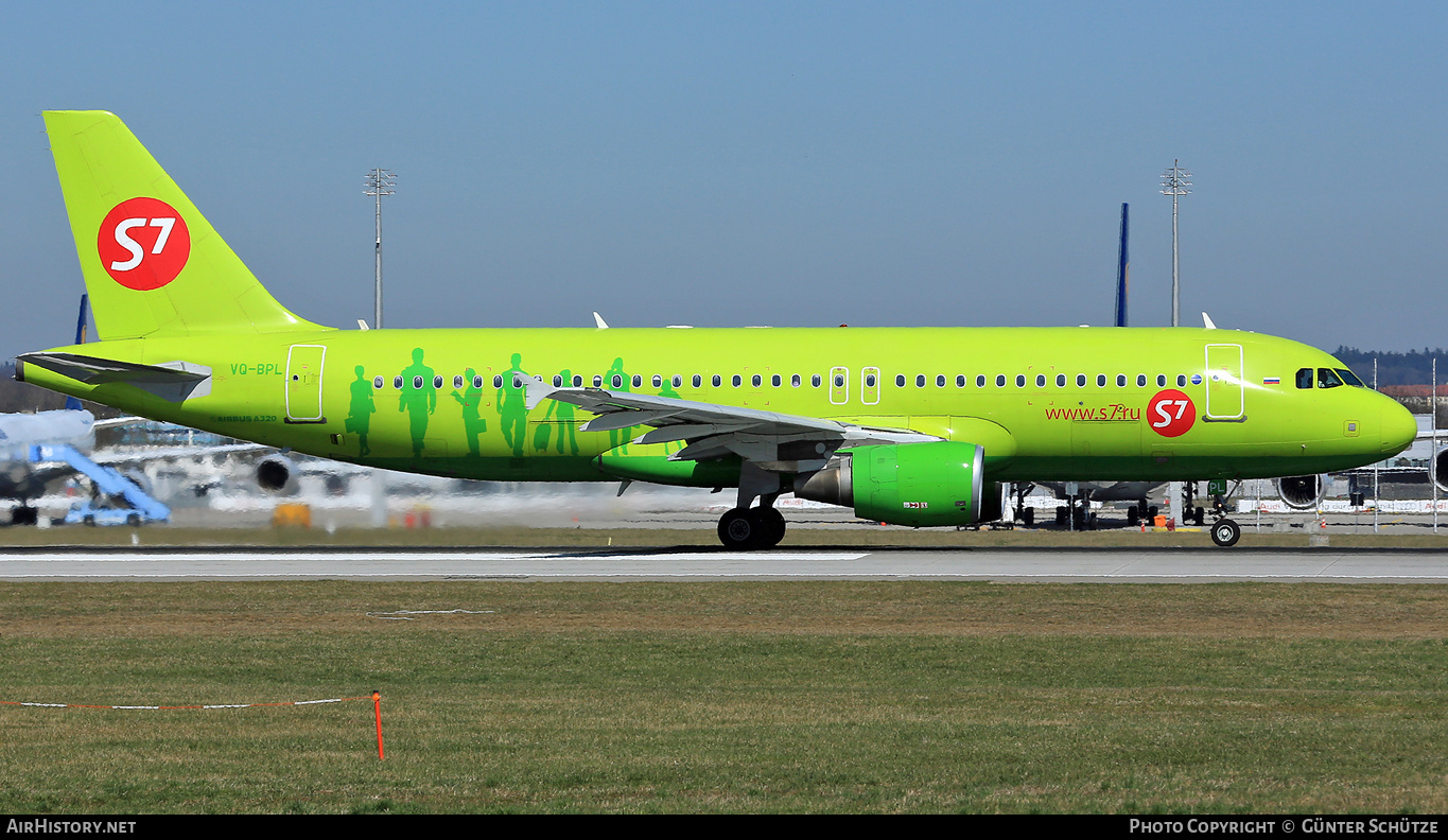 Aircraft Photo of VQ-BPL | Airbus A320-214 | S7 Airlines | AirHistory.net #283395