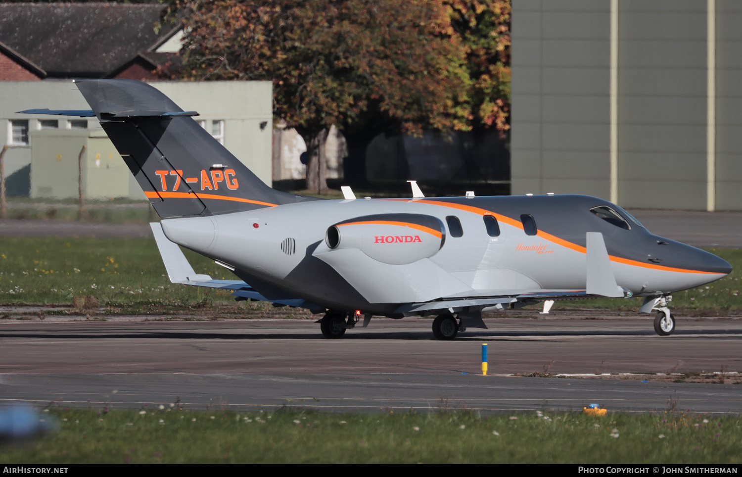 Aircraft Photo of T7-APG | Honda HA-420 HondaJet Elite | AirHistory.net #283439