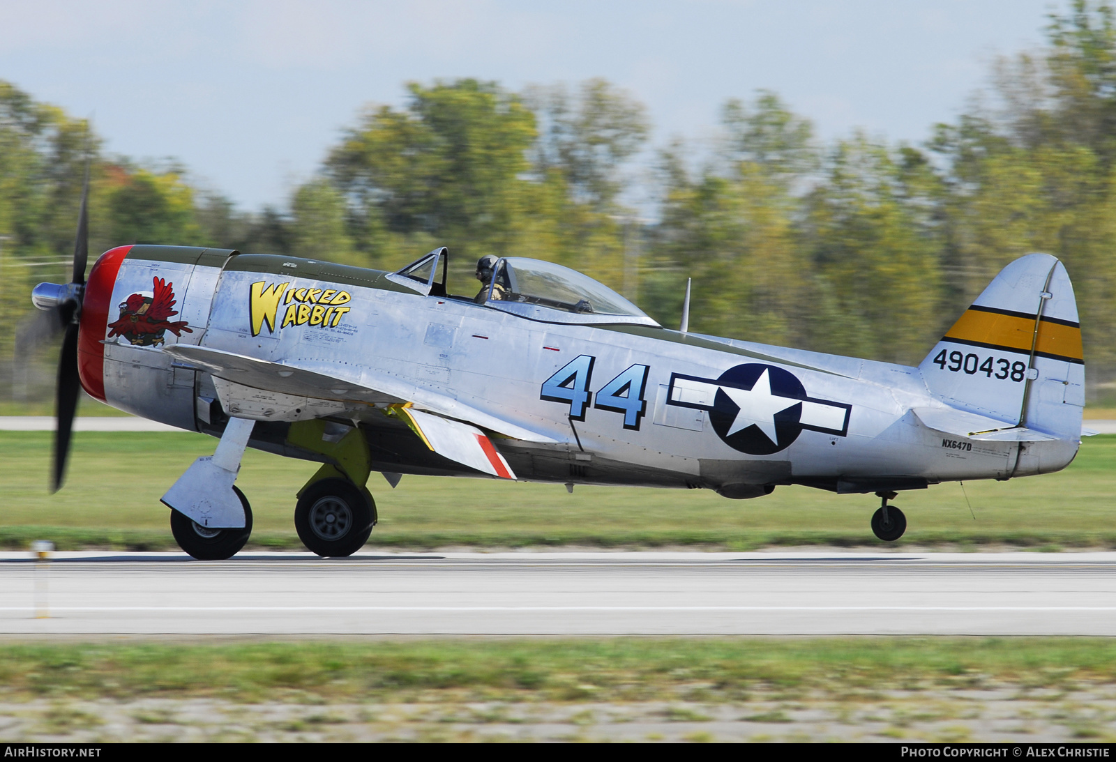 Aircraft Photo of N647D / NX647D / 490438 | Republic P-47D Thunderbolt | USA - Air Force | AirHistory.net #283440