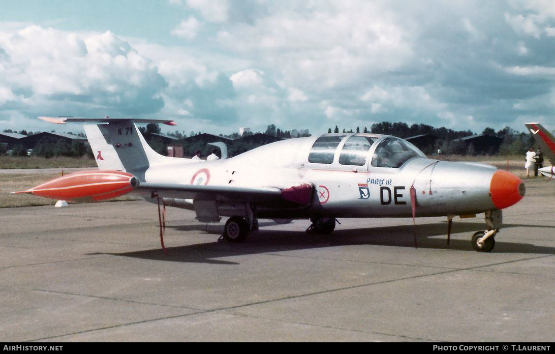 Aircraft Photo of 71 | Morane-Saulnier MS-760 Paris IR | France - Air Force | AirHistory.net #283455