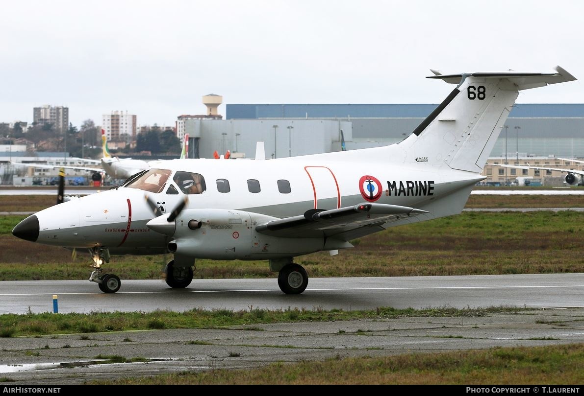 Aircraft Photo of 68 | Embraer EMB-121AN Xingu | France - Navy | AirHistory.net #283491