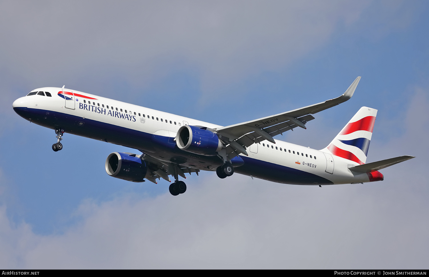Aircraft Photo of G-NEOV | Airbus A321-251NX | British Airways | AirHistory.net #283492
