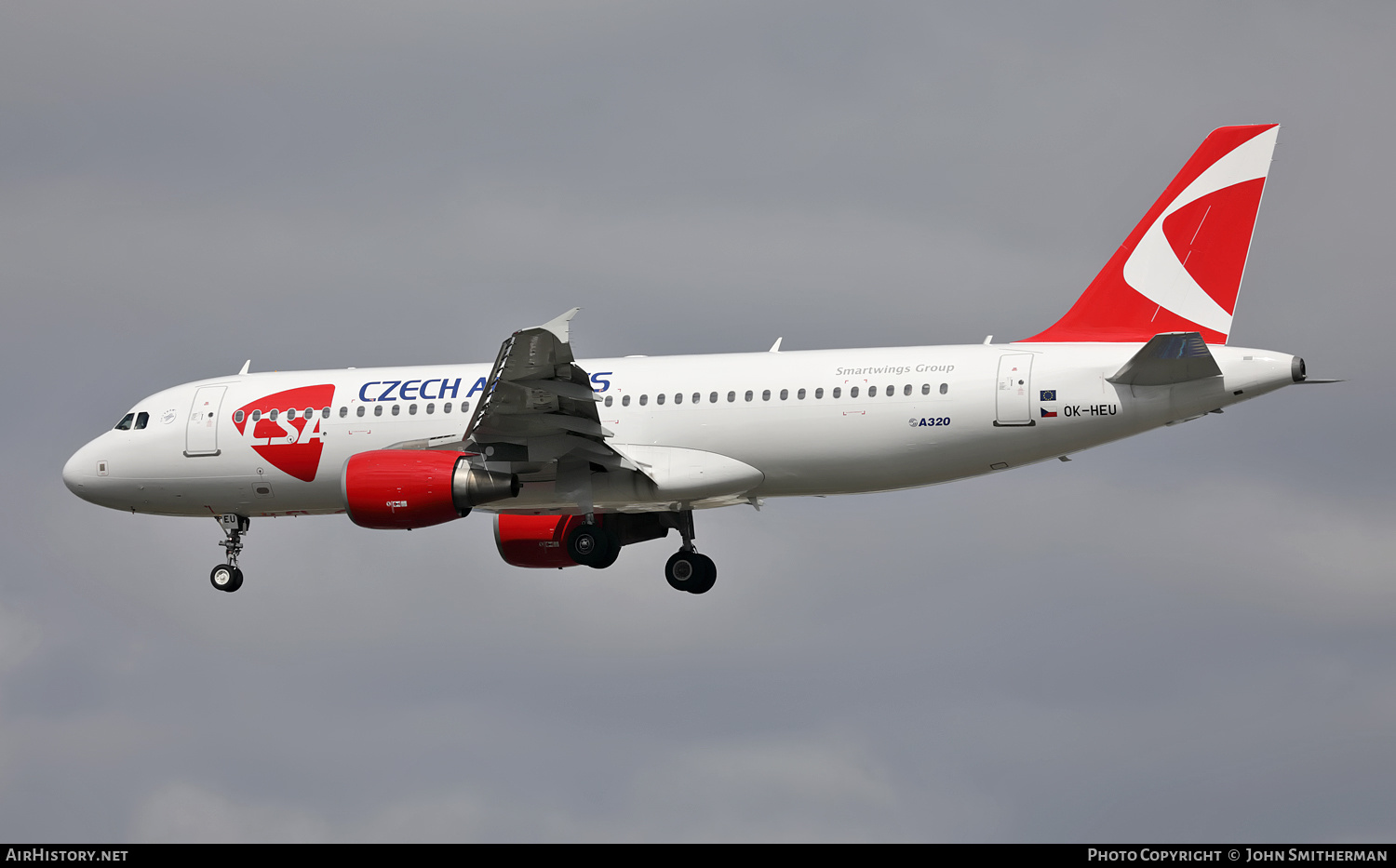 Aircraft Photo of OK-HEU | Airbus A320-214 | ČSA - Czech Airlines | AirHistory.net #283503