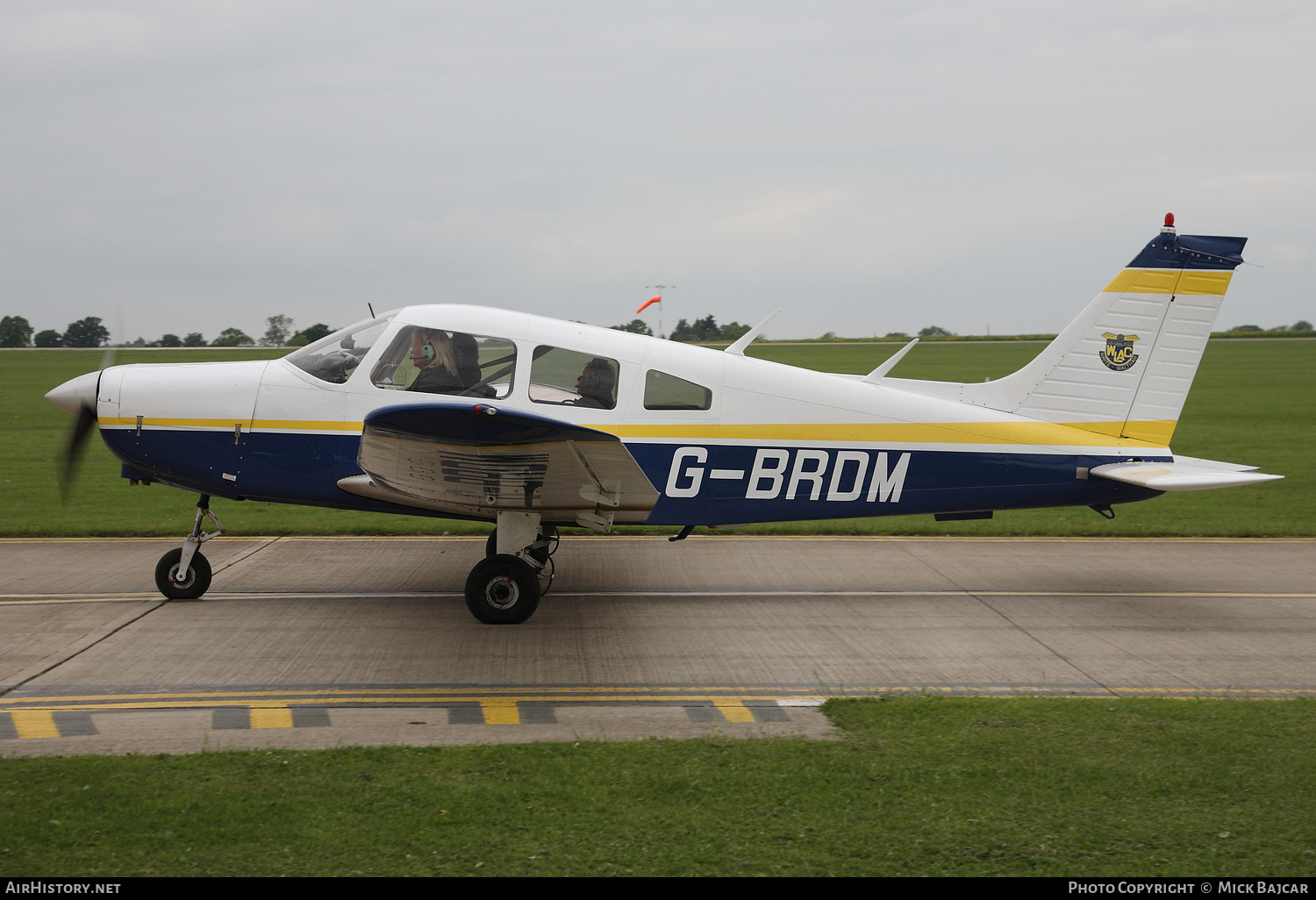 Aircraft Photo of G-BRDM | Piper PA-28-161 Cherokee Warrior II | WLAC - West London Aero Club | AirHistory.net #283506