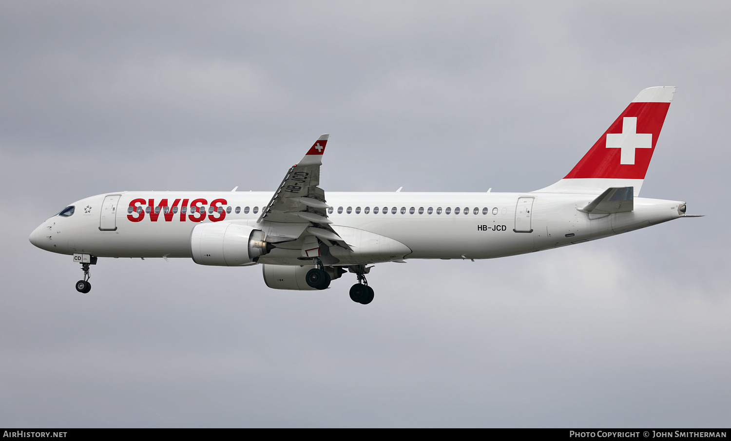 Aircraft Photo of HB-JCD | Bombardier CSeries CS300 (BD-500-1A11) | Swiss International Air Lines | AirHistory.net #283508