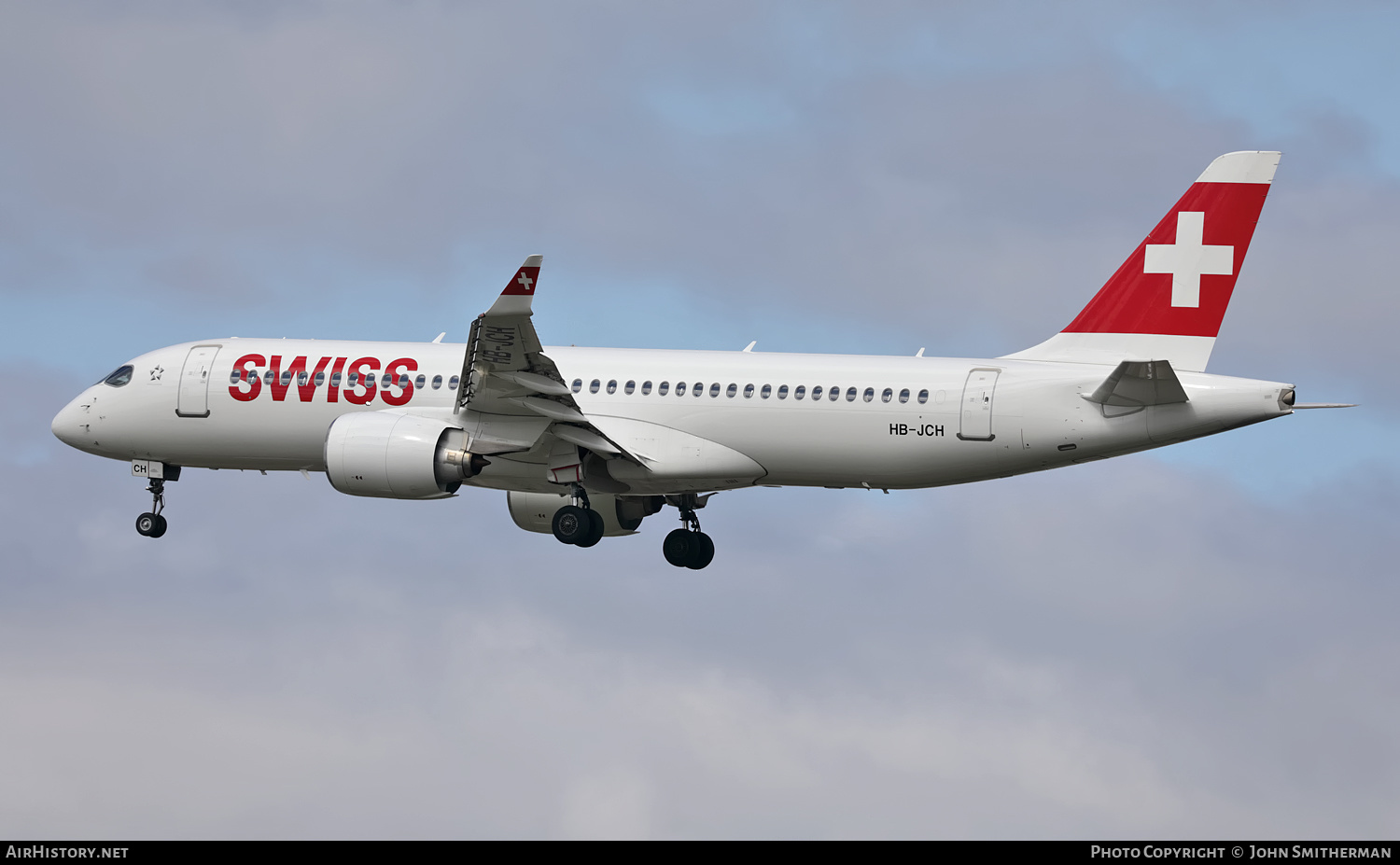 Aircraft Photo of HB-JCH | Bombardier CSeries CS300 (BD-500-1A11) | Swiss International Air Lines | AirHistory.net #283518