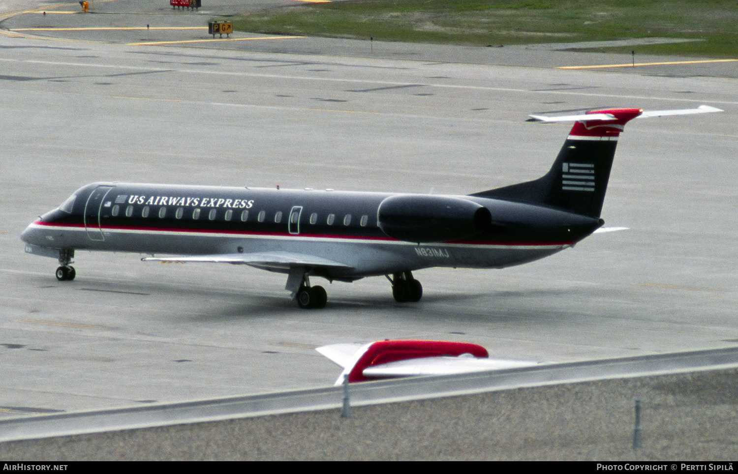 Aircraft Photo of N831MJ | Embraer ERJ-145LR (EMB-145LR) | US Airways Express | AirHistory.net #283554