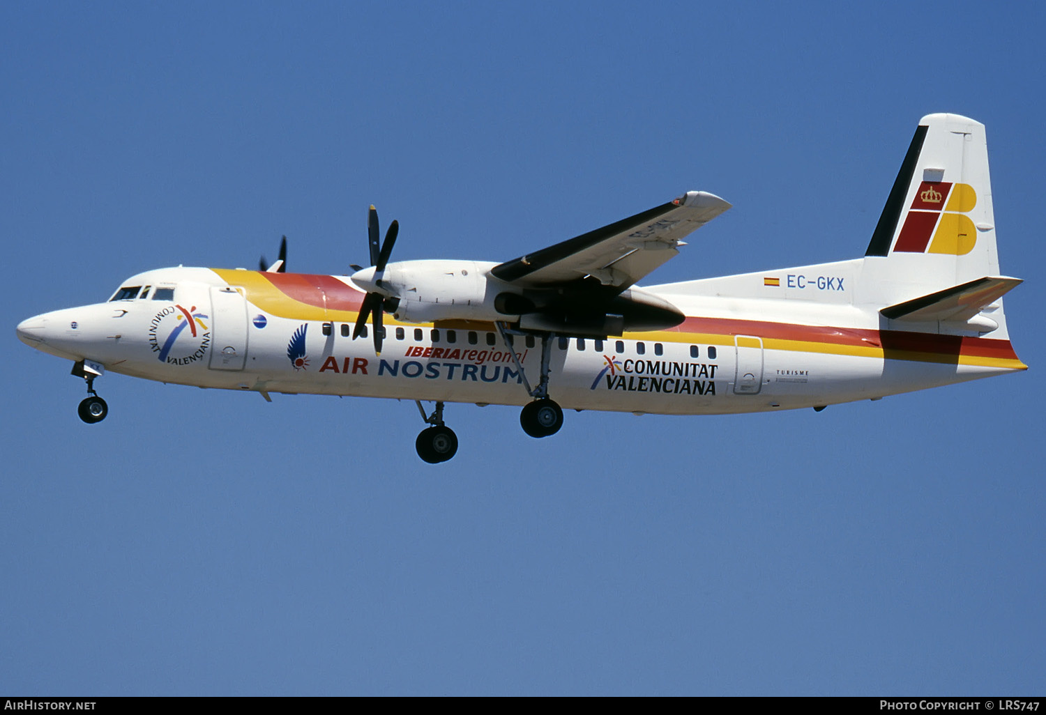 Aircraft Photo of EC-GKX | Fokker 50 | Air Nostrum | AirHistory.net #283562